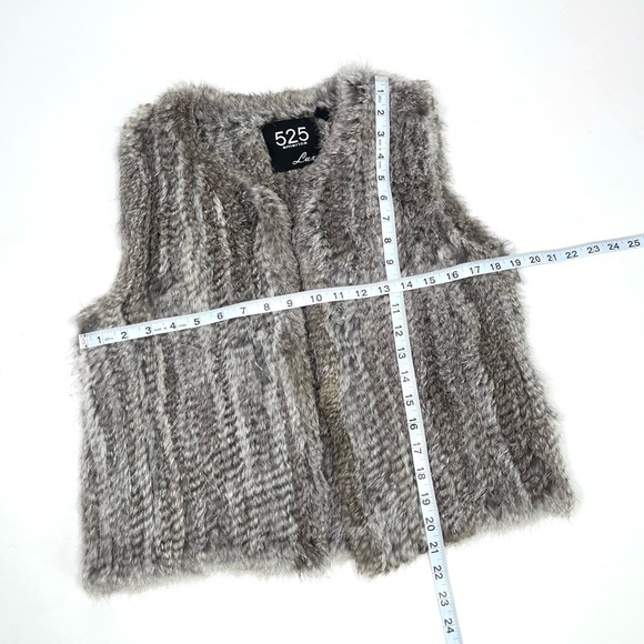 525 America Lux Genuine rabbit fur vest - Picture 9 of 11